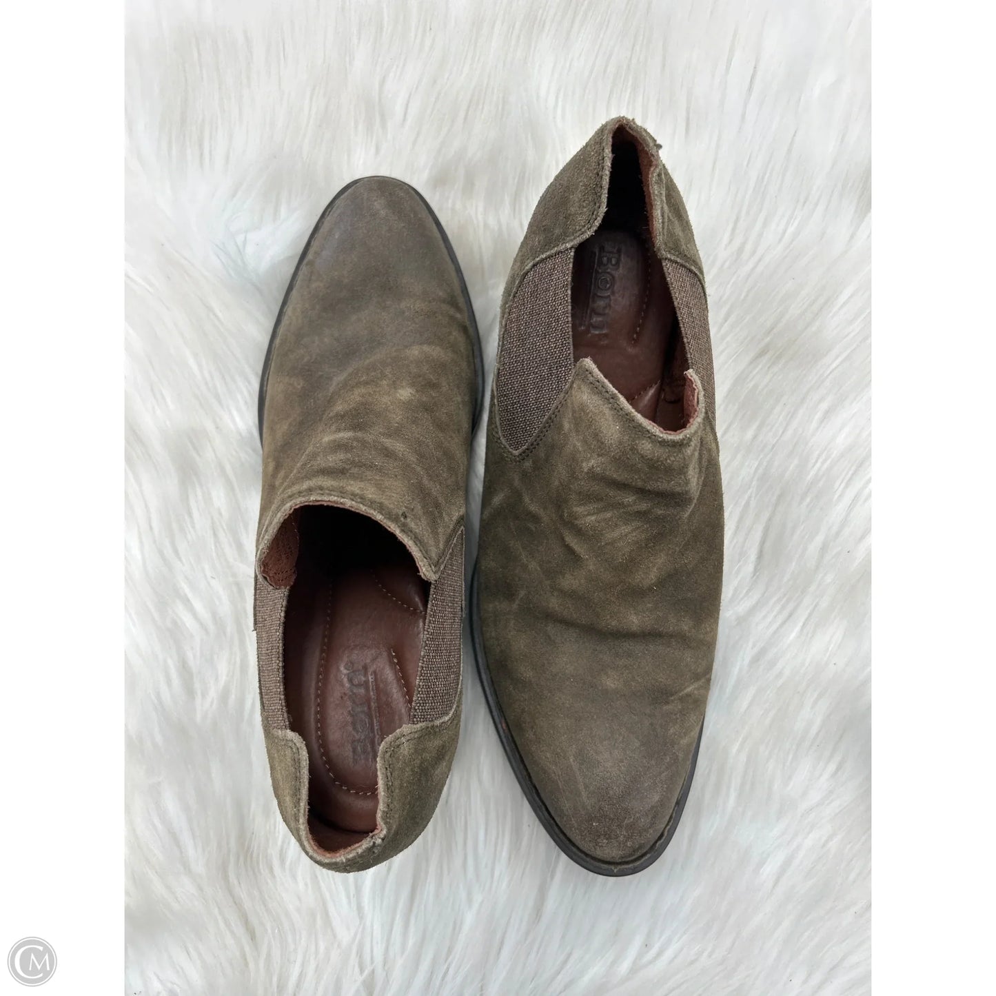 Boots Ankle Heels By Born In Green, Size: 10