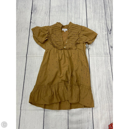 Dress Casual Short By Clothes Mentor In Yellow, Size: Xs