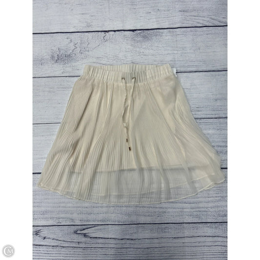 Skirt Midi By Forever 21 In Cream, Size: L
