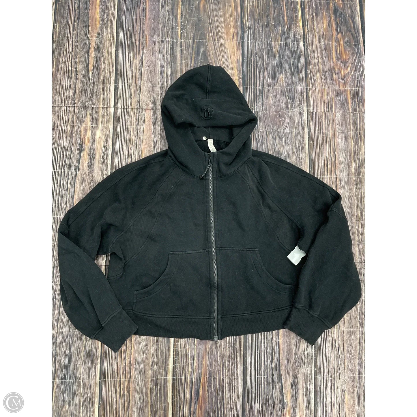 Athletic Sweatshirt Hoodie By Lululemon In Black, Size: Xl
