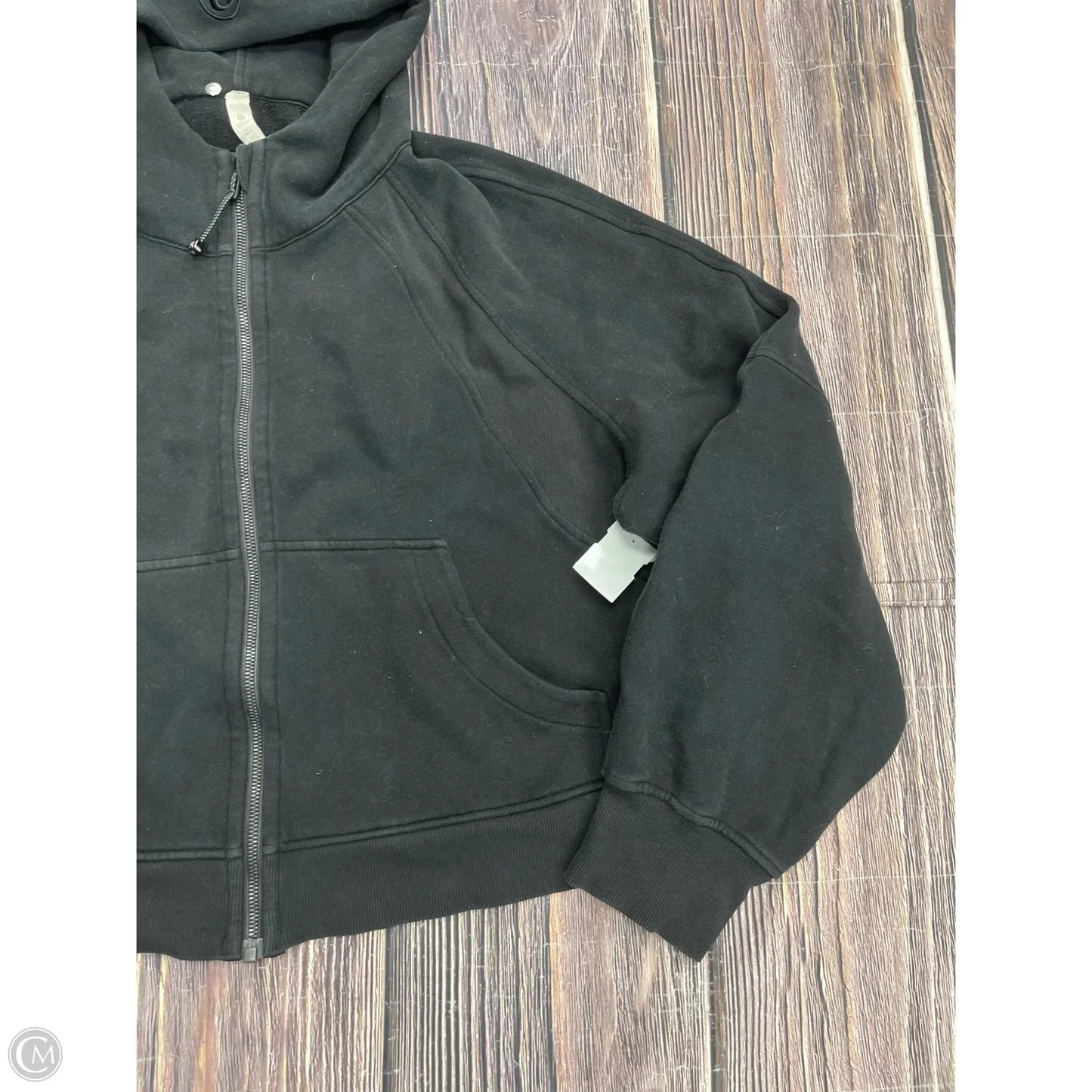 Athletic Sweatshirt Hoodie By Lululemon In Black, Size: Xl