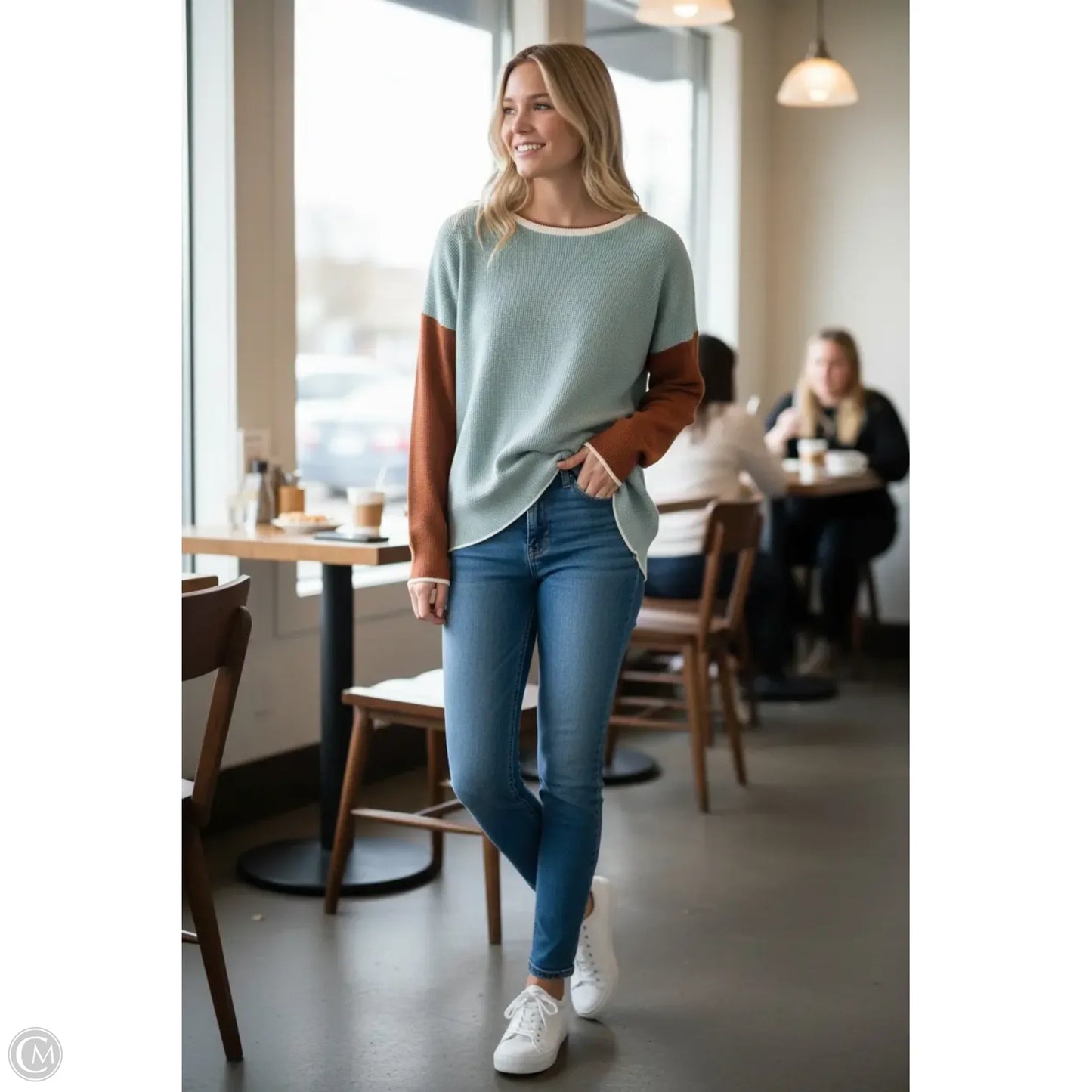 Sweater By Betseys Boutique Shop In Green, Size: S