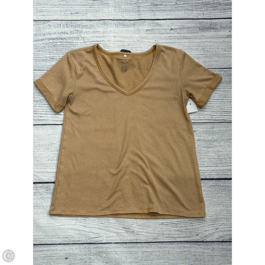 Top Short Sleeve By American Eagle In Yellow, Size: Xs