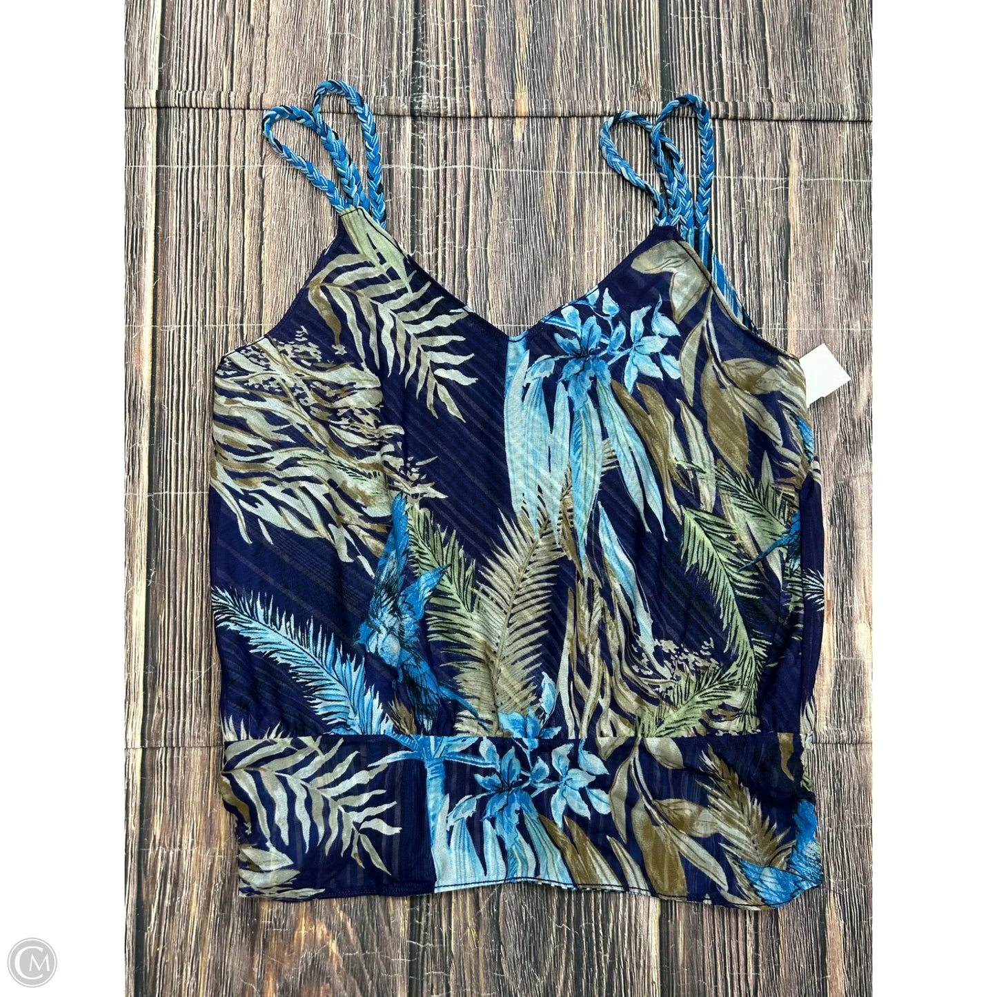 Top Sleeveless By White House Black Market In Blue, Size: L