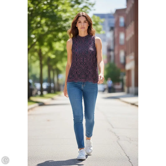 Top Sleeveless By White House Black Market In Blue, Size: 12