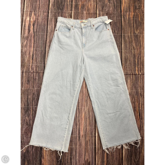Jeans Wide Leg By Levis In Blue, Size: 10