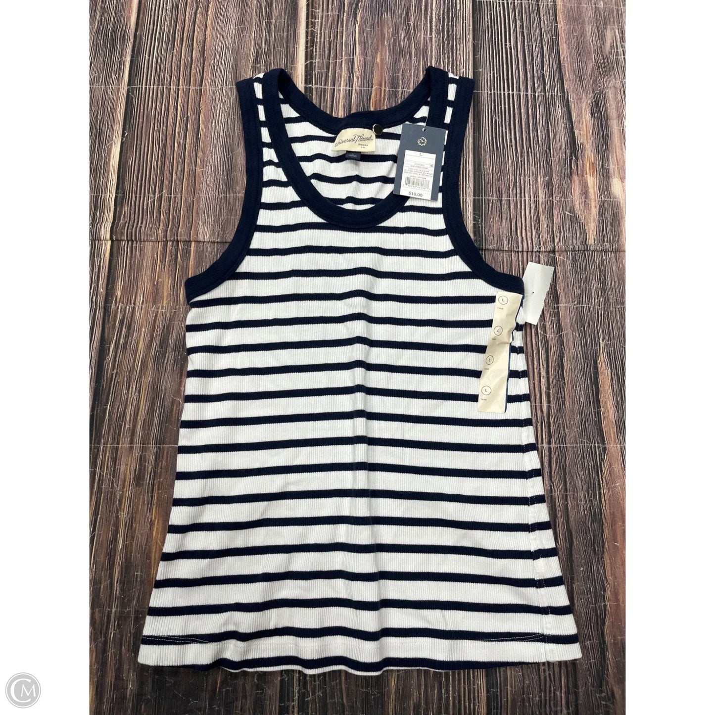 Tank Top By Universal Thread In Blue, Size: L