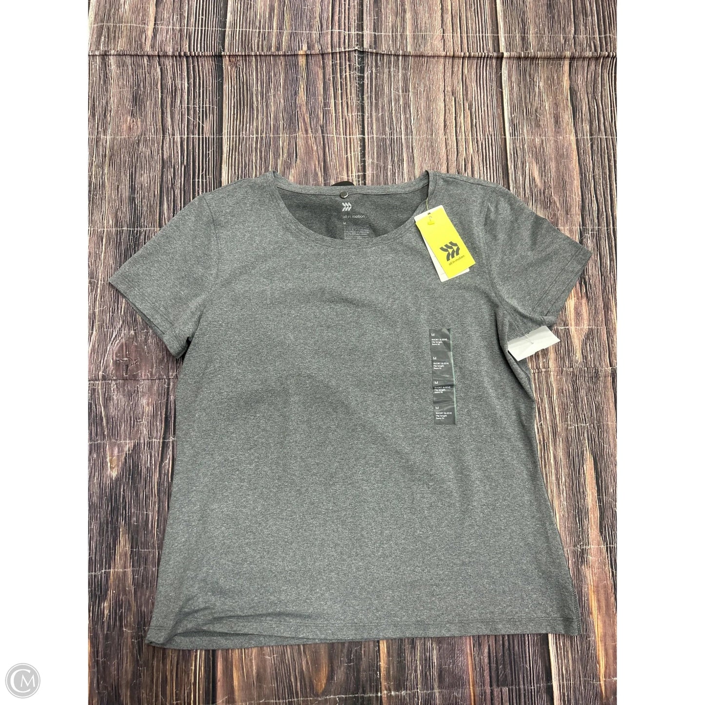 Athletic Top Short Sleeve By Universal Thread In Grey, Size: M