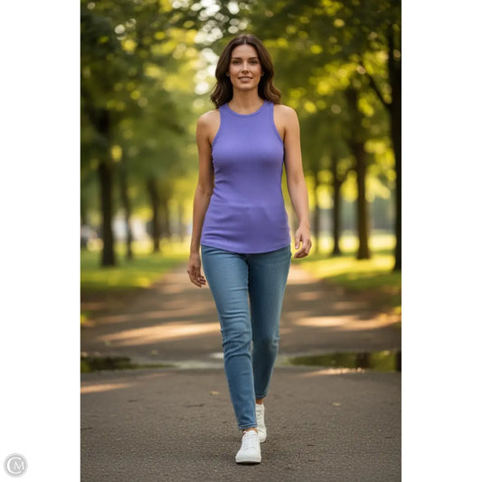 Tank Top By White House Black Market In Purple, Size: S