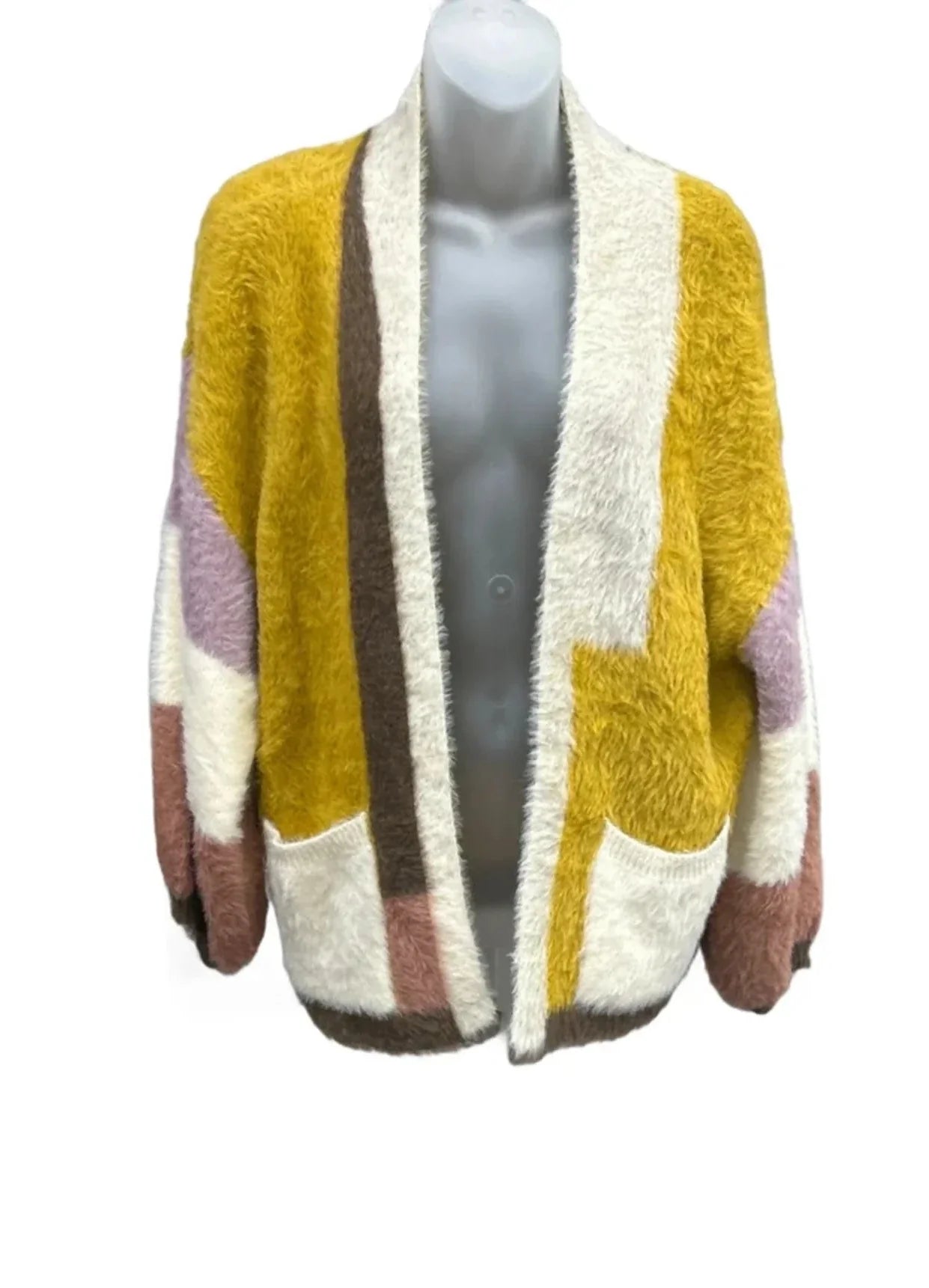 Cardigan By Anthropologie In Multi-colored, Size: Osfm