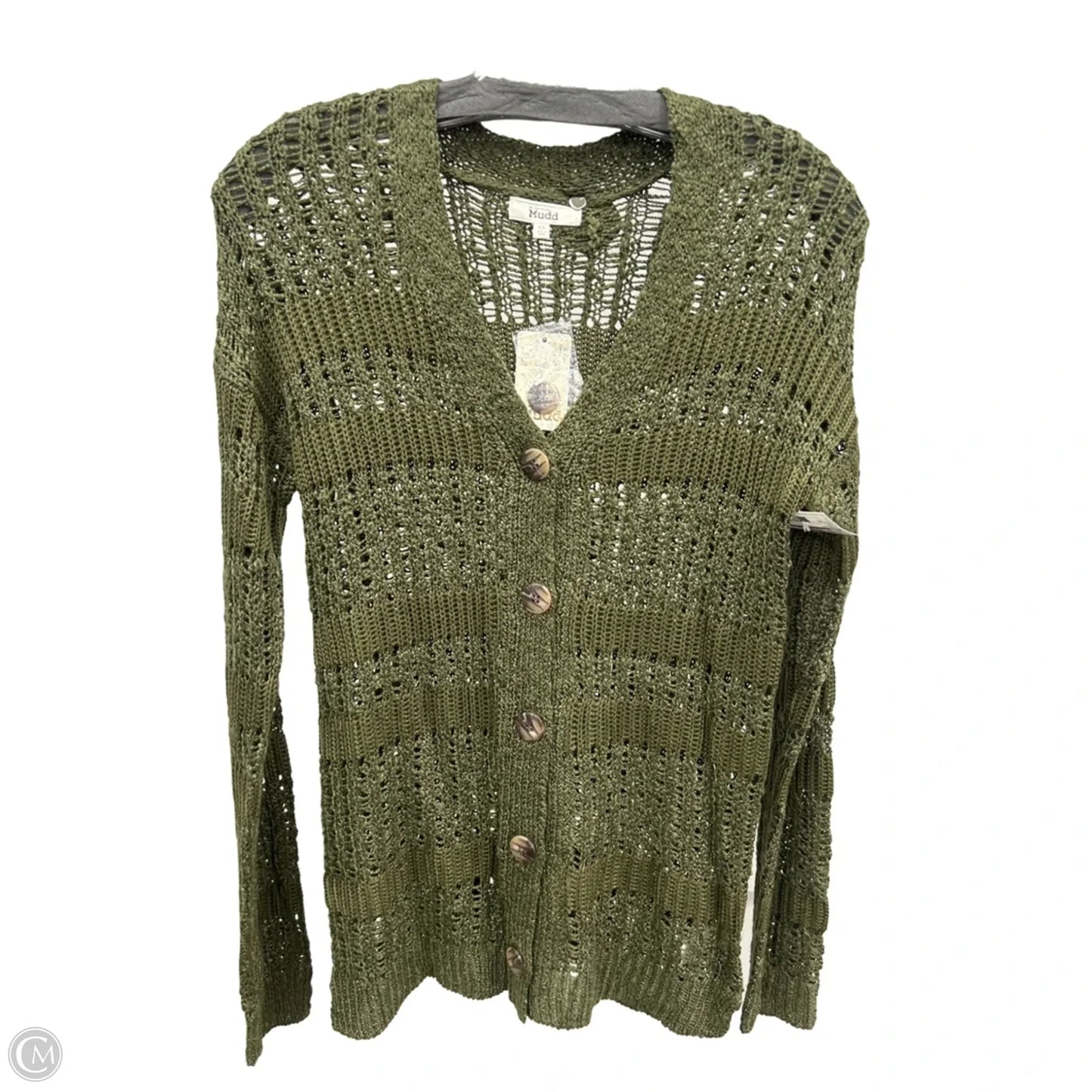 Cardigan By Mudd In Green, Size: Xs