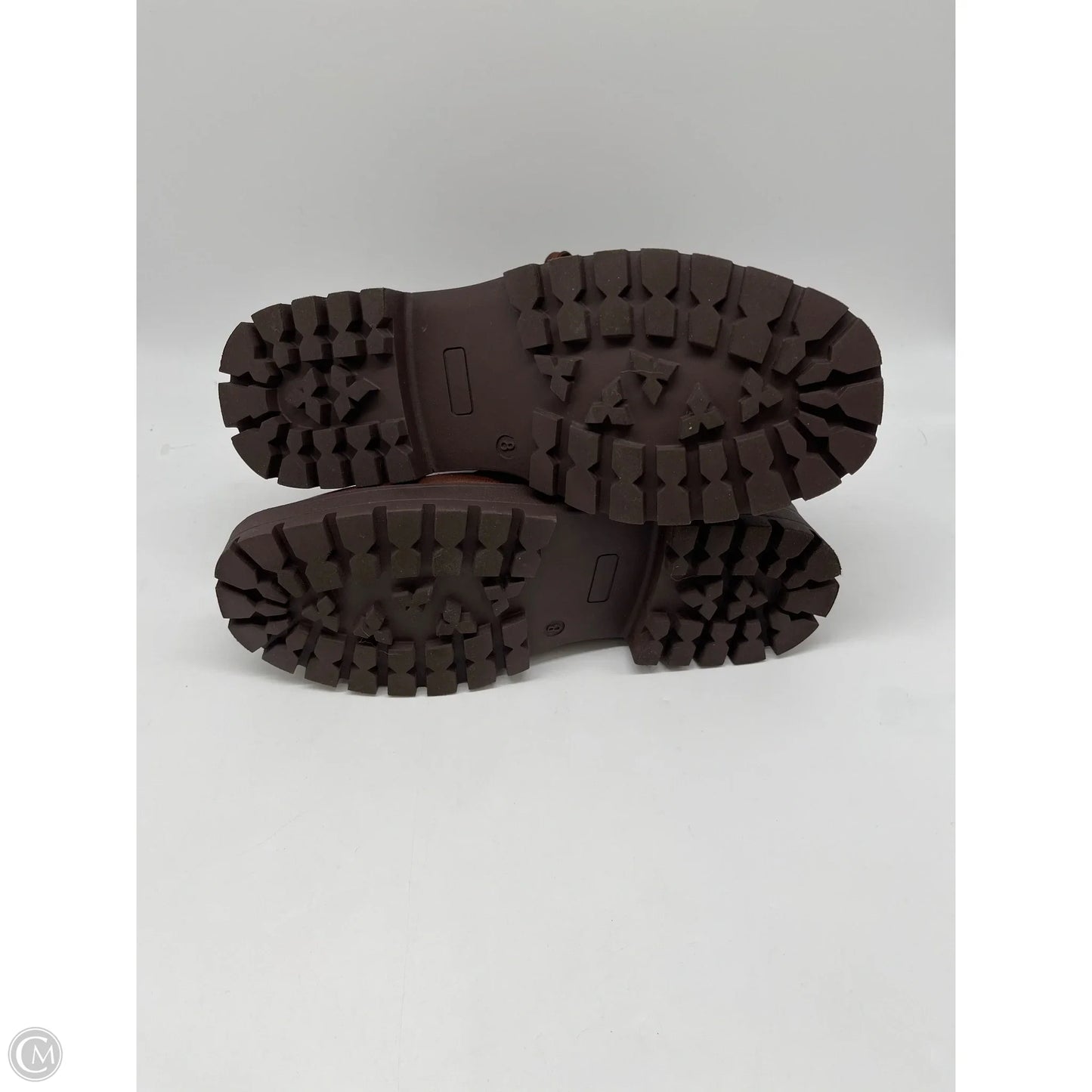 Boots Ankle Flats By Clothes Mentor In Brown, Size: 8