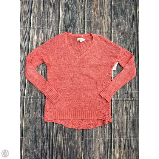 Sweater By Loft In Peach, Size: S