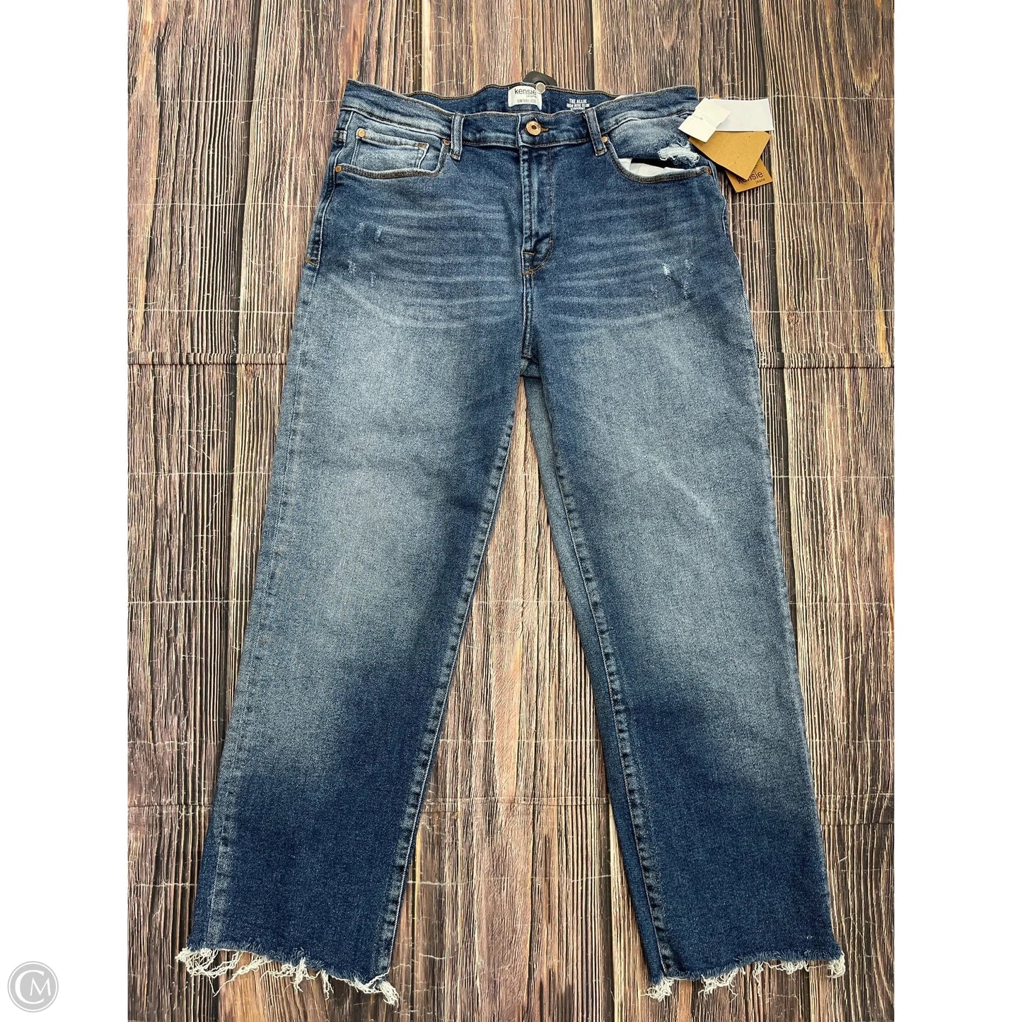 Jeans Straight By Kensie In Blue, Size: 12