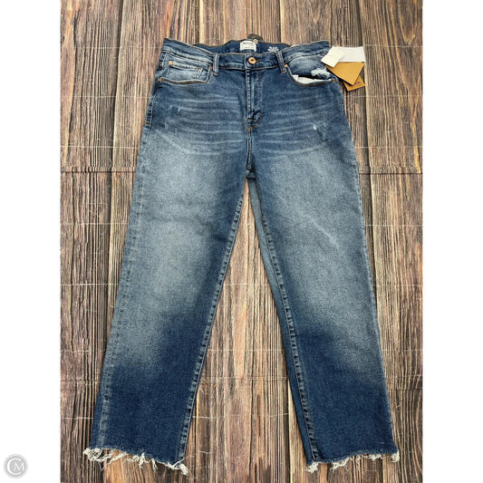 Jeans Straight By Kensie In Blue, Size: 12