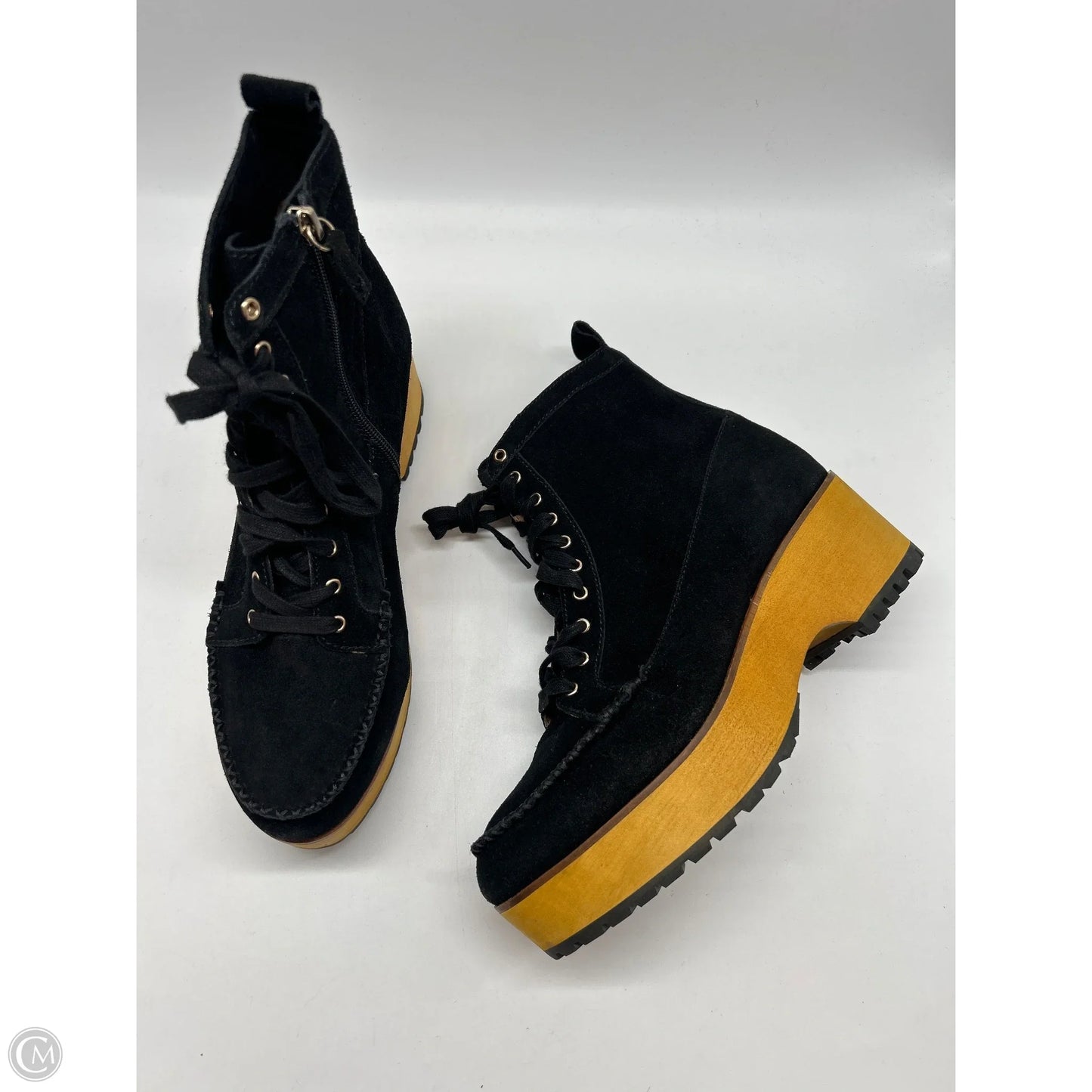 Boots Ankle Heels By Kelsi Dagger In Black, Size: 11