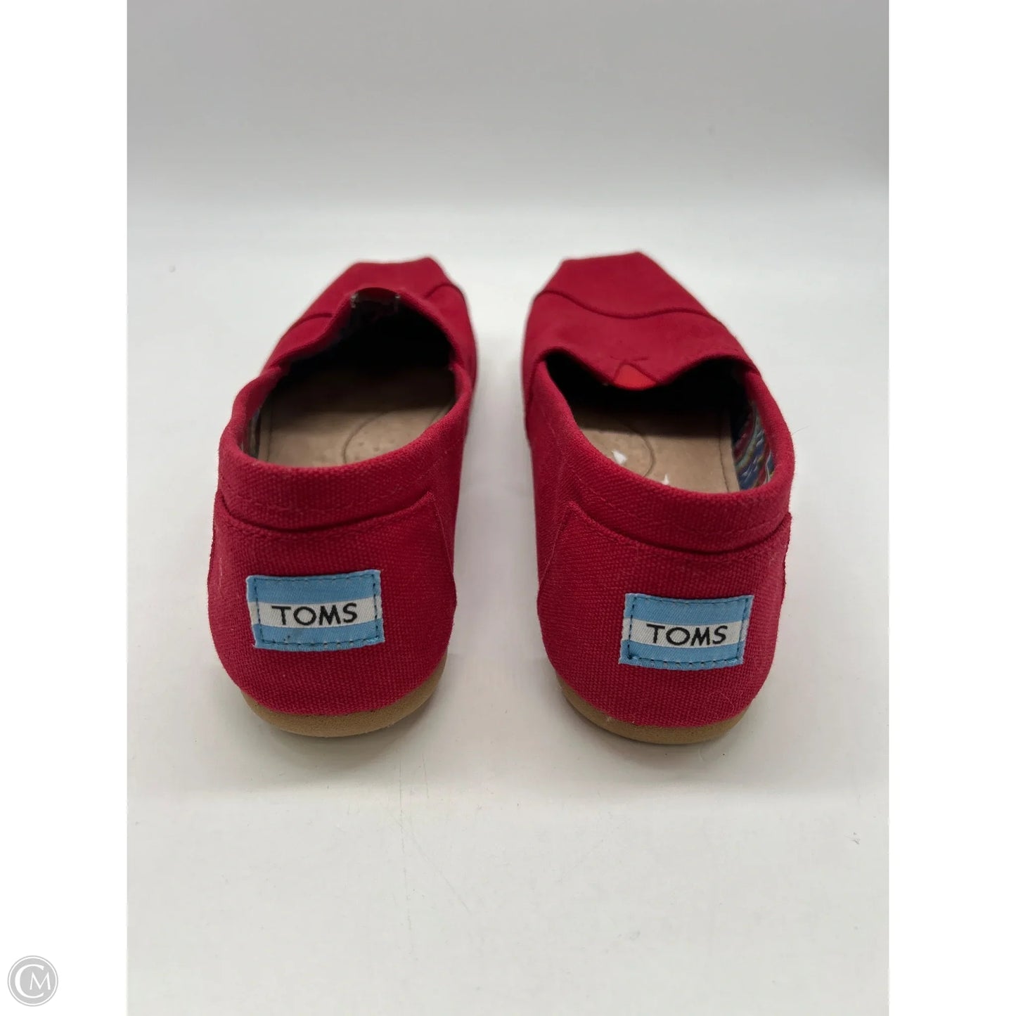 Shoes Flats By Toms In Red, Size: 9