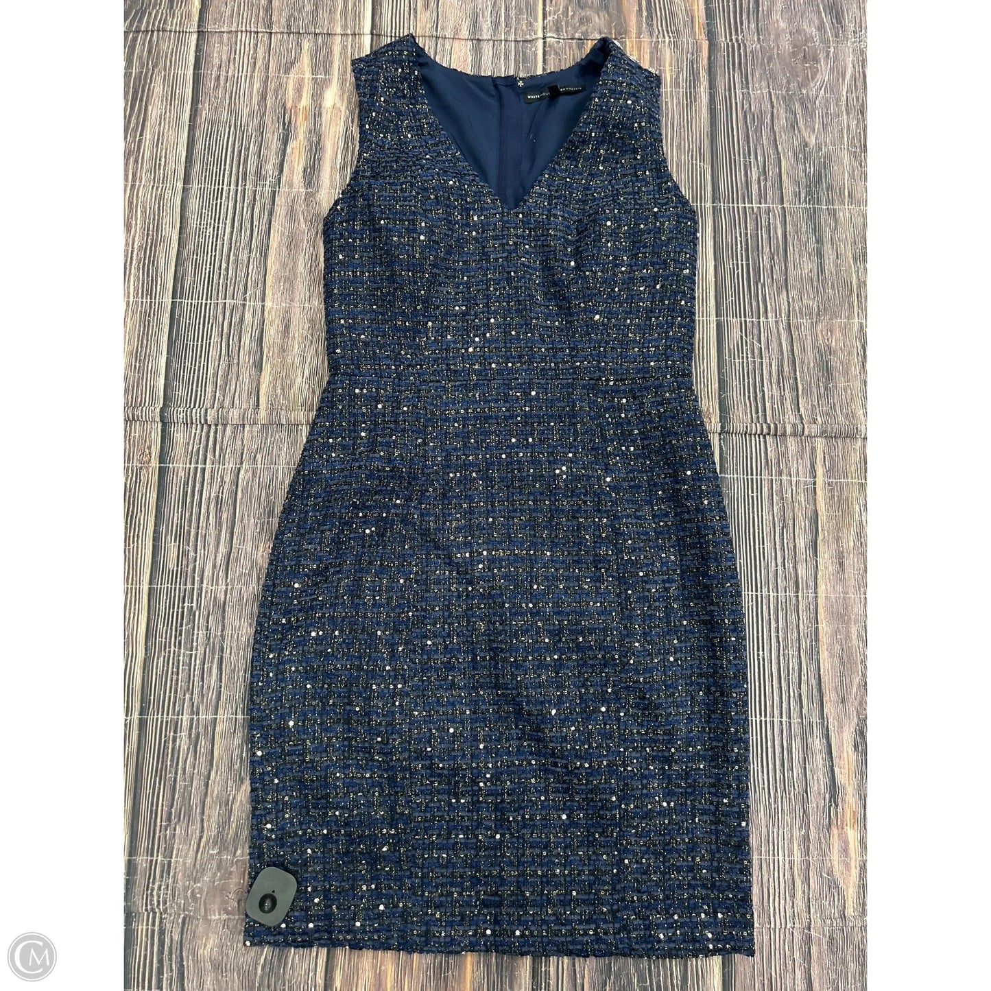Dress Work By White House Black Market In Blue, Size: 8