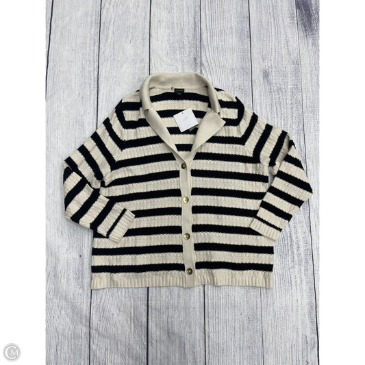 Cardigan By J. Jill In Black & White, Size: 2x