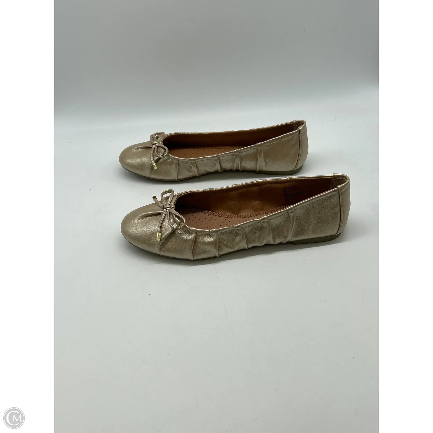 Shoes Flats By White Mountain In Gold, Size: 9