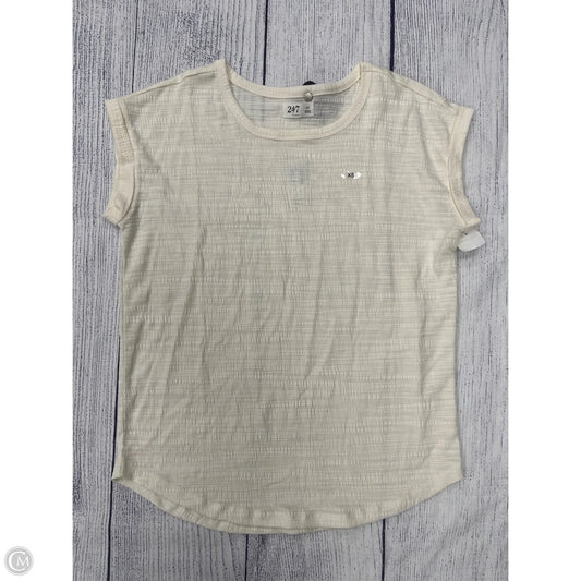 Top Short Sleeve By Maurices In Cream, Size: Xs