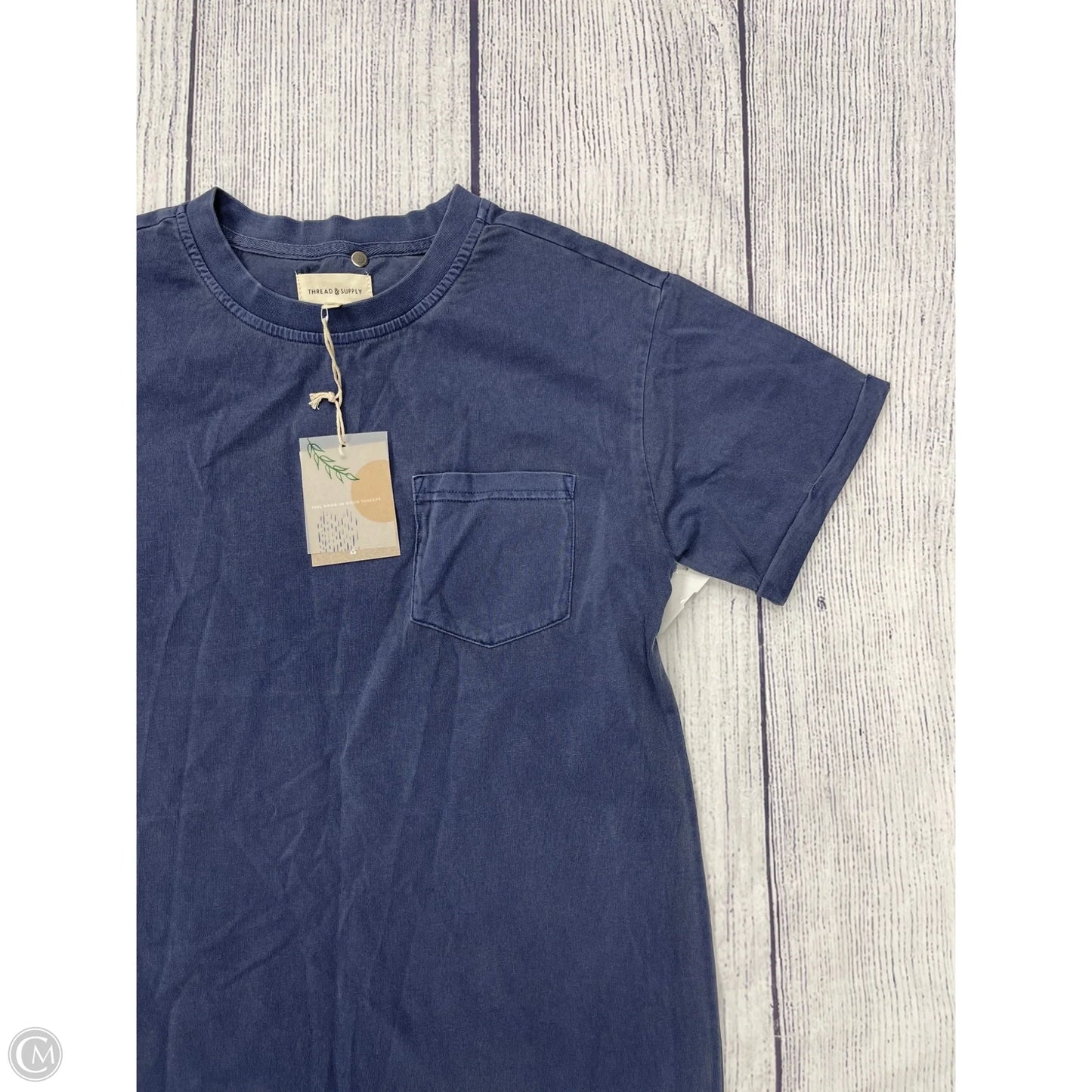 Dress Casual Short By Thread And Supply In Blue, Size: S