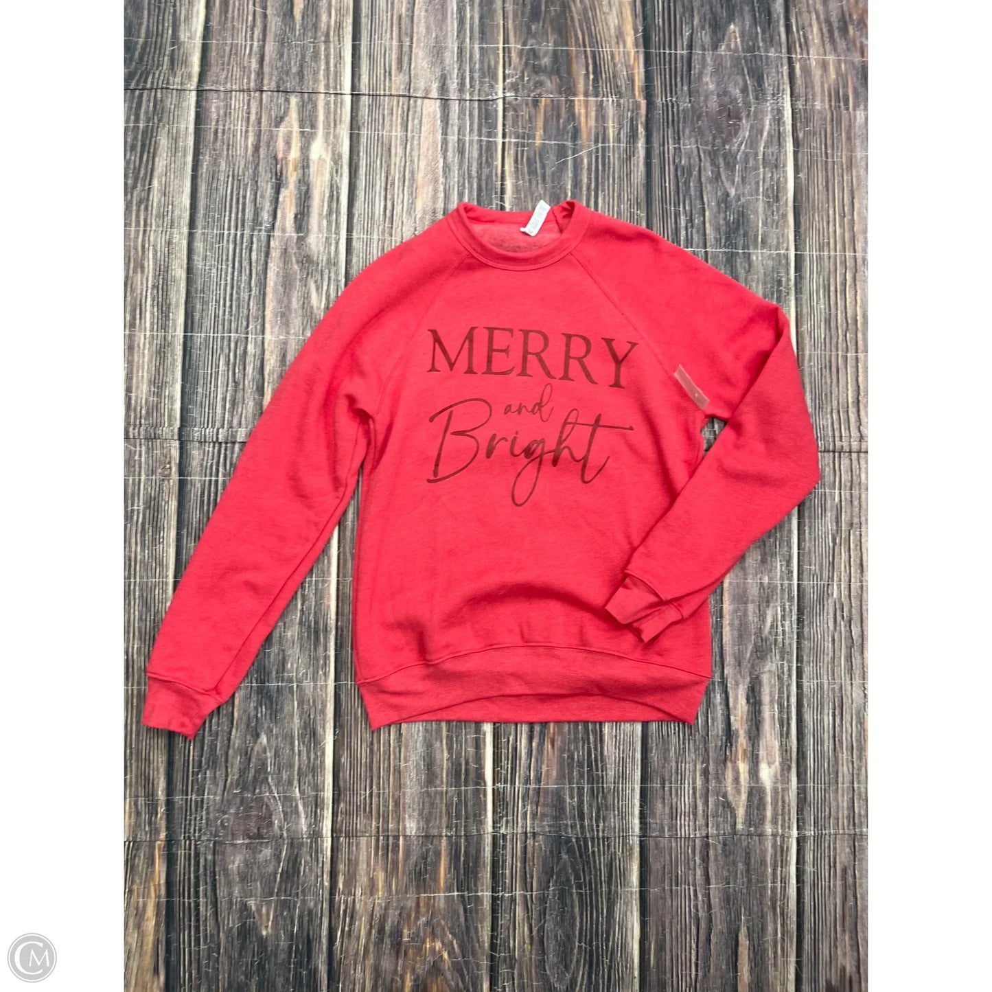 Sweater By Bella + Canvas In Red, Size: S