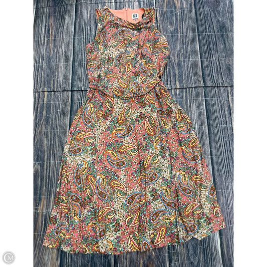 Dress Casual Midi By Anne Klein In Peach, Size: 10