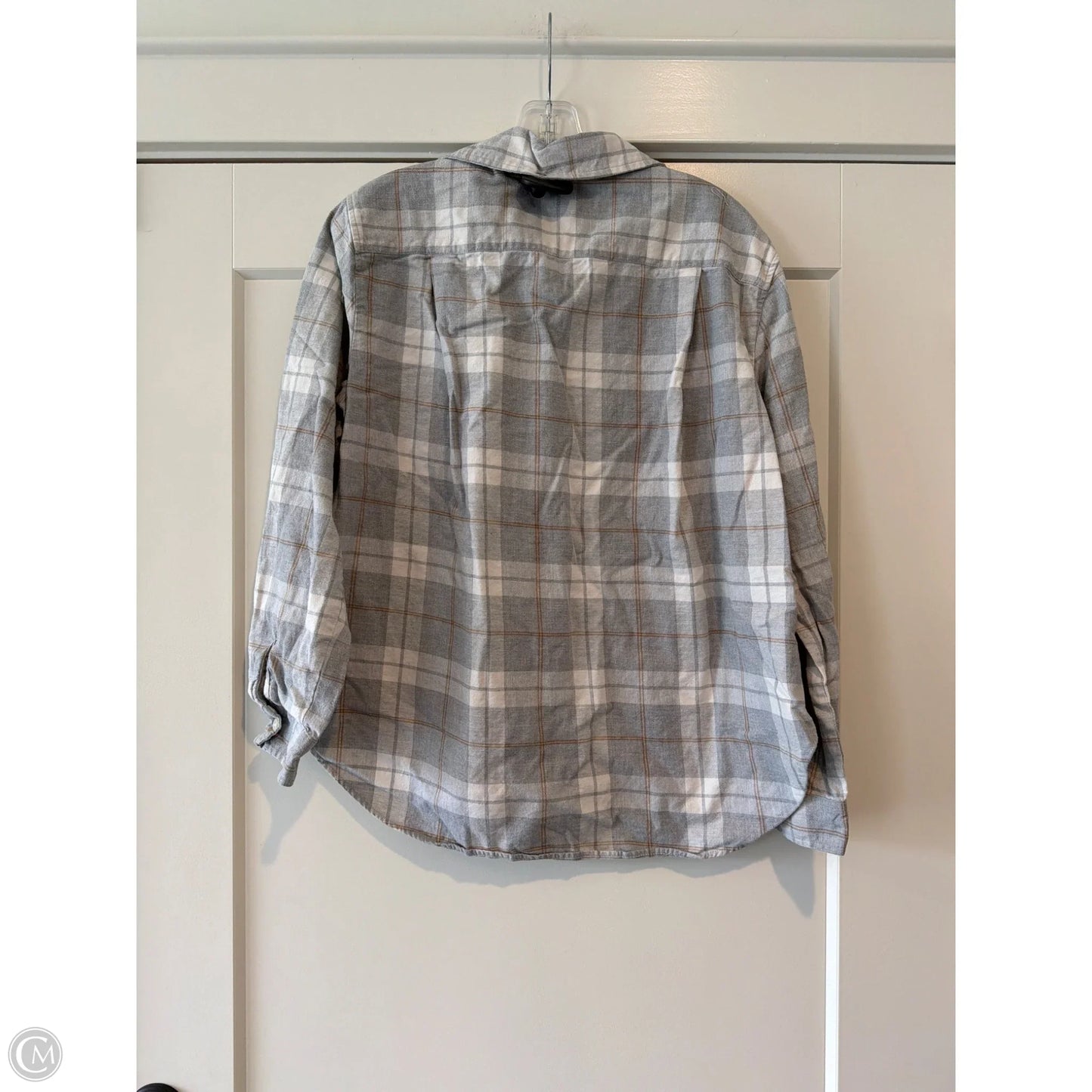 Top Long Sleeve By Loft In Grey, Size: L
