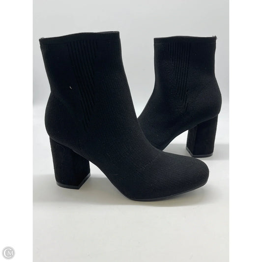Boots Ankle Heels By Mia In Black, Size: 8