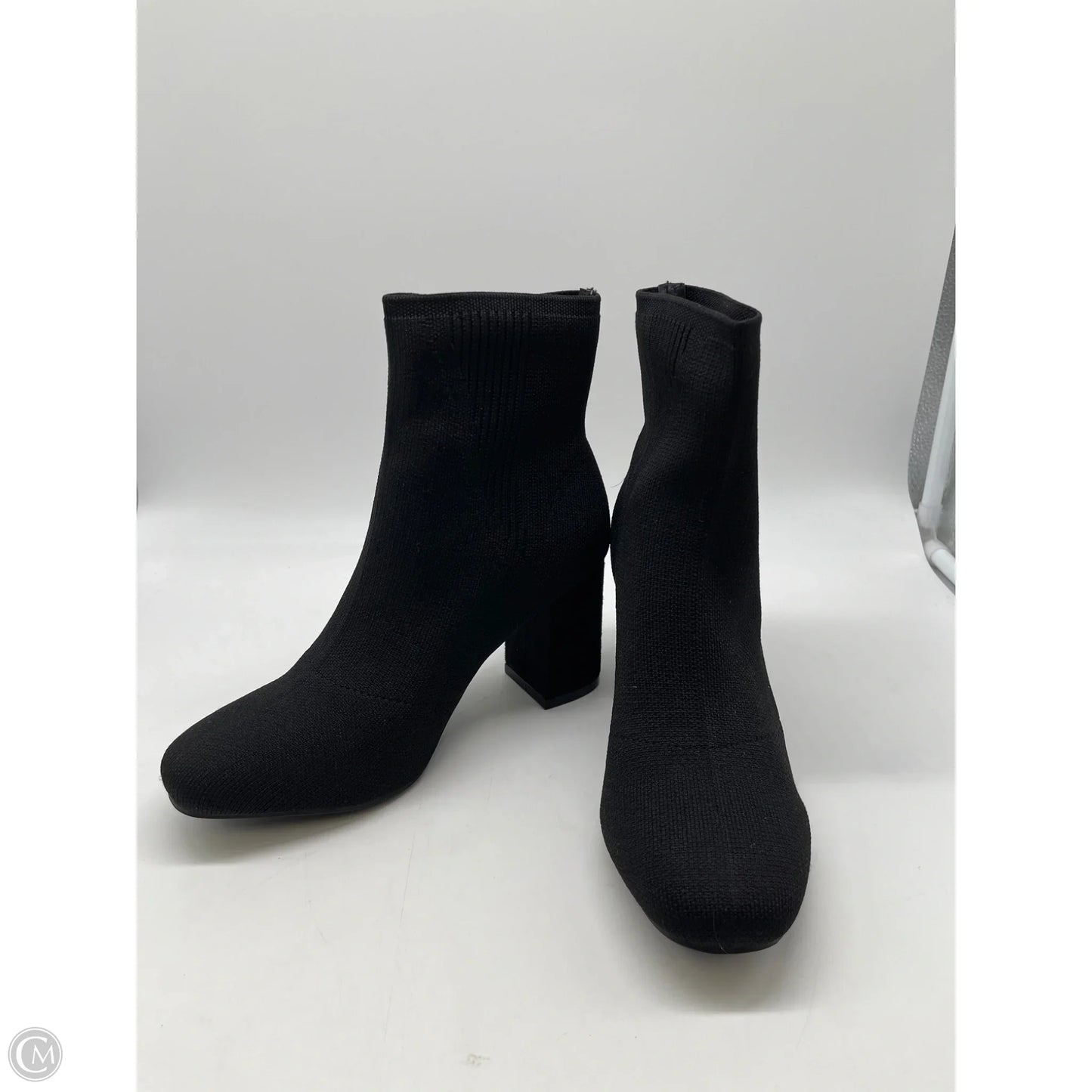 Boots Ankle Heels By Mia In Black, Size: 8