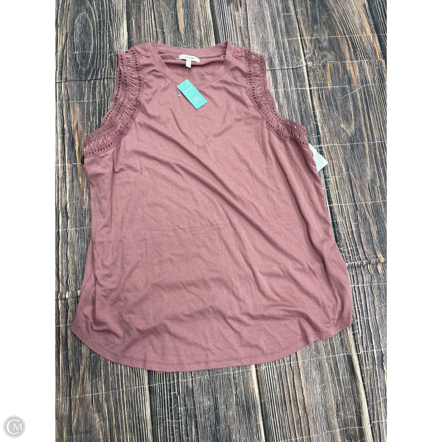 Top Sleeveless By Maurices In Pink, Size: 1x