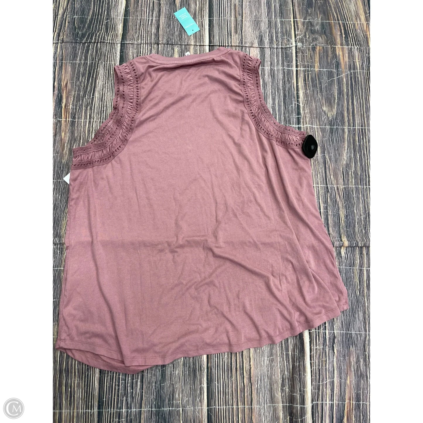 Top Sleeveless By Maurices In Pink, Size: 1x