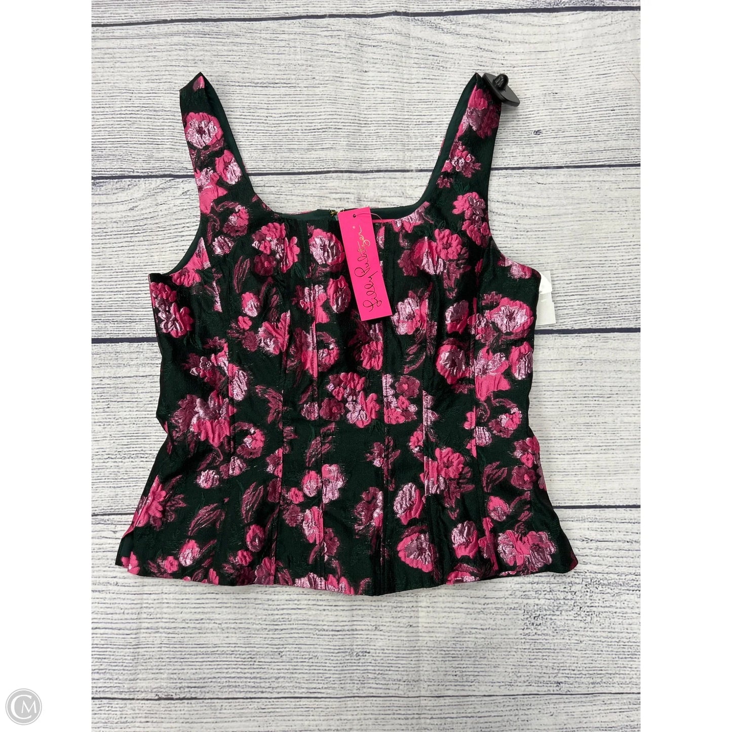 Top Sleeveless Designer By Lilly Pulitzer In Green, Size: 8