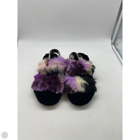 Sandals Designer By Ugg In Purple, Size: 8