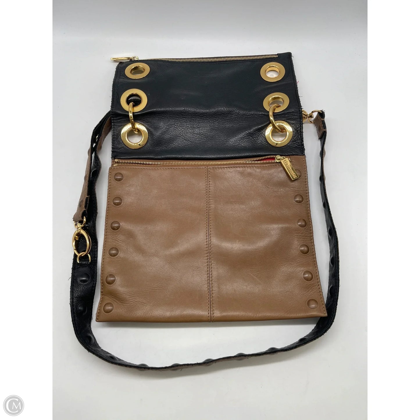 Handbag Leather By Hammitt, Size: Large