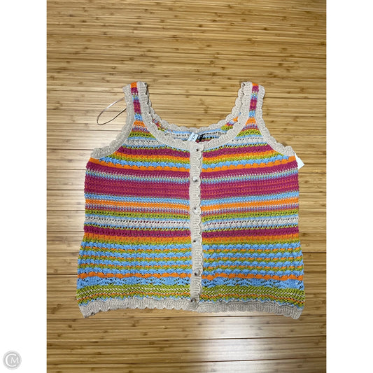 Top Sleeveless By Grace + Karma In Pink, Size: L