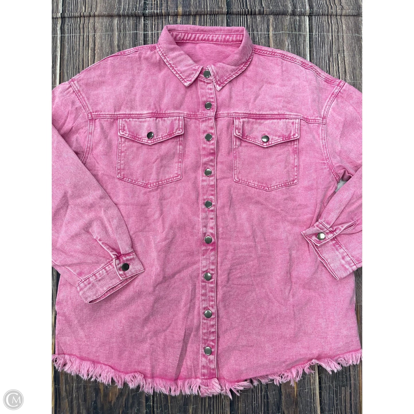 Jacket Other By Clothes Mentor In Pink, Size: 2x