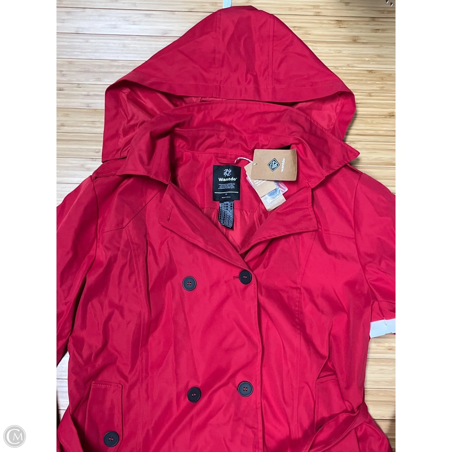 Coat Other By Clothes Mentor In Red, Size: 3x