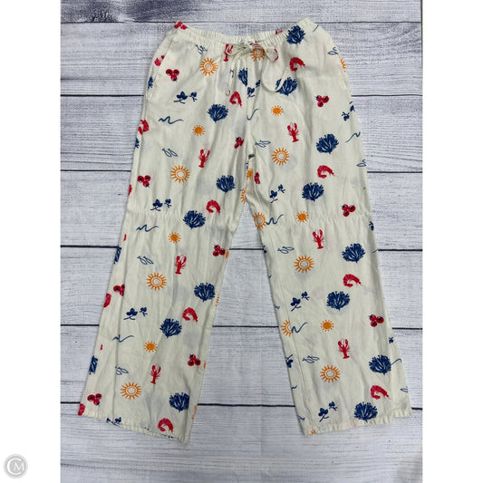 Pants Linen By Clothes Mentor In White, Size: L