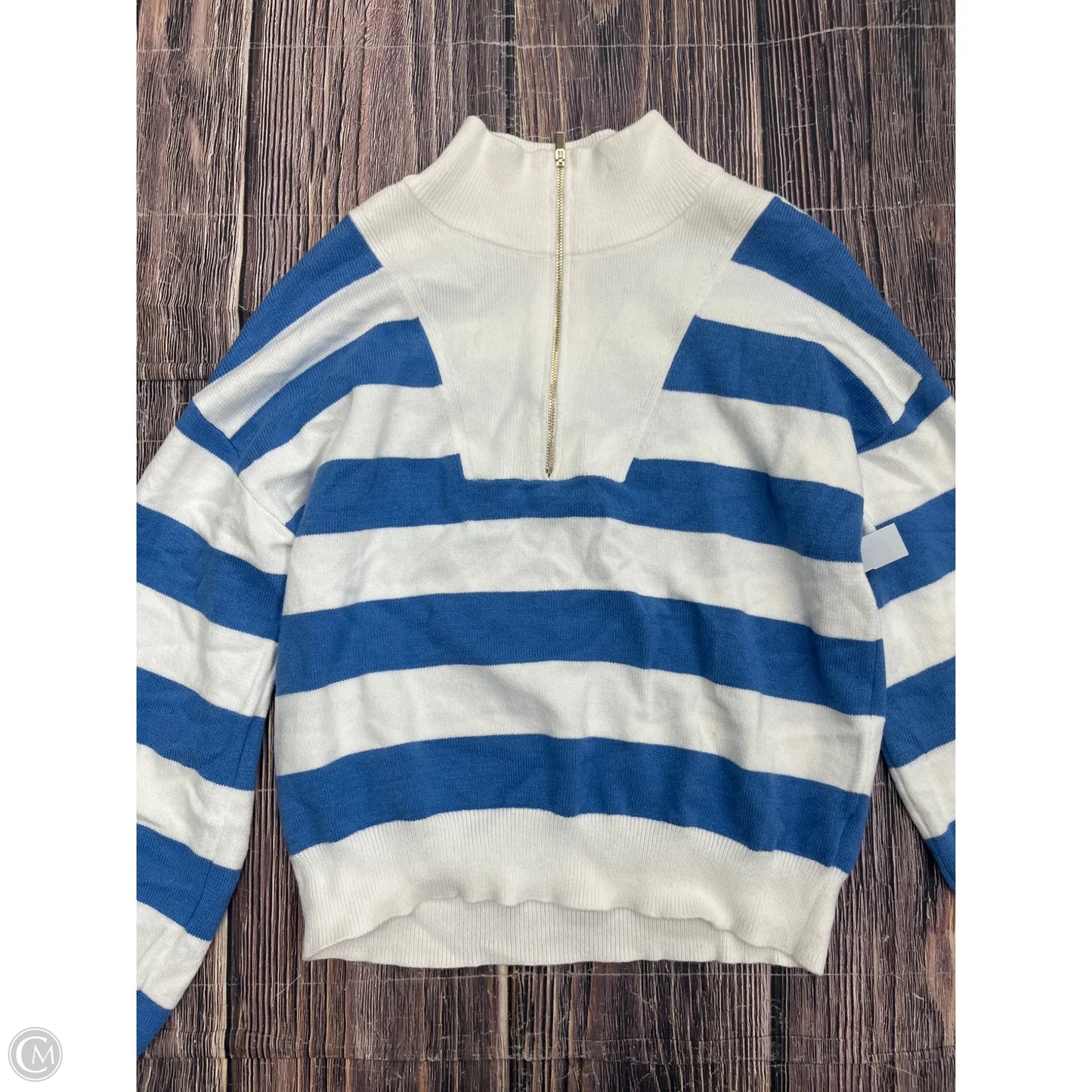 Sweater By Draper James In Blue, Size: M