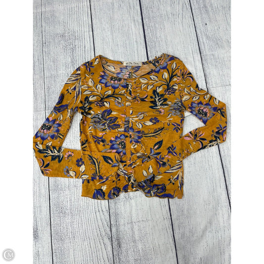 Top Long Sleeve By We The Free In Yellow, Size: S