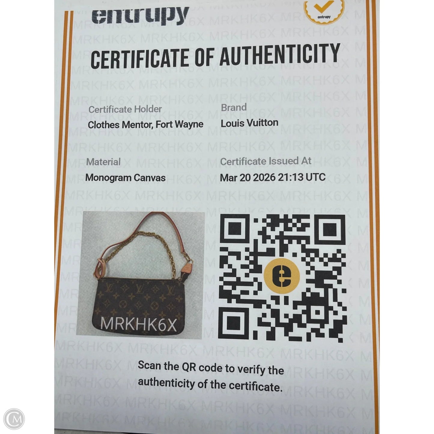 Handbag Luxury Designer By Louis Vuitton, Size: Small