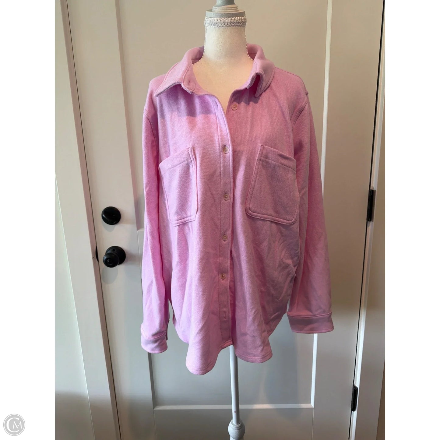 Top Long Sleeve By Sonoma In Animal Print, Size: 1x
