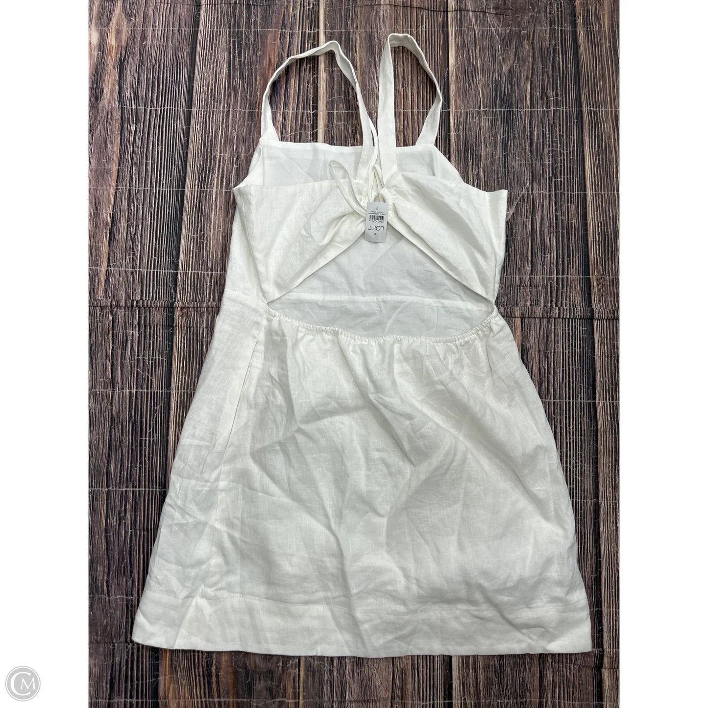 Dress Casual Short By Loft In White, Size: 8