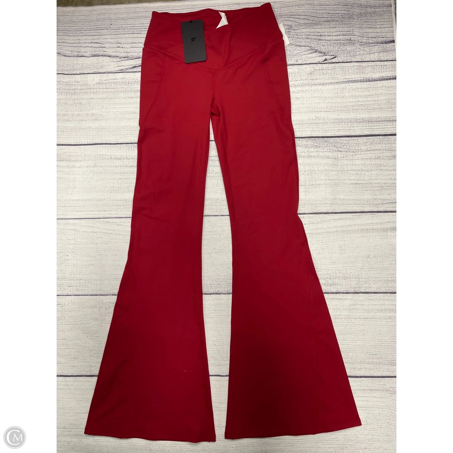 Athletic Pants By Fabletics In Red, Size: M