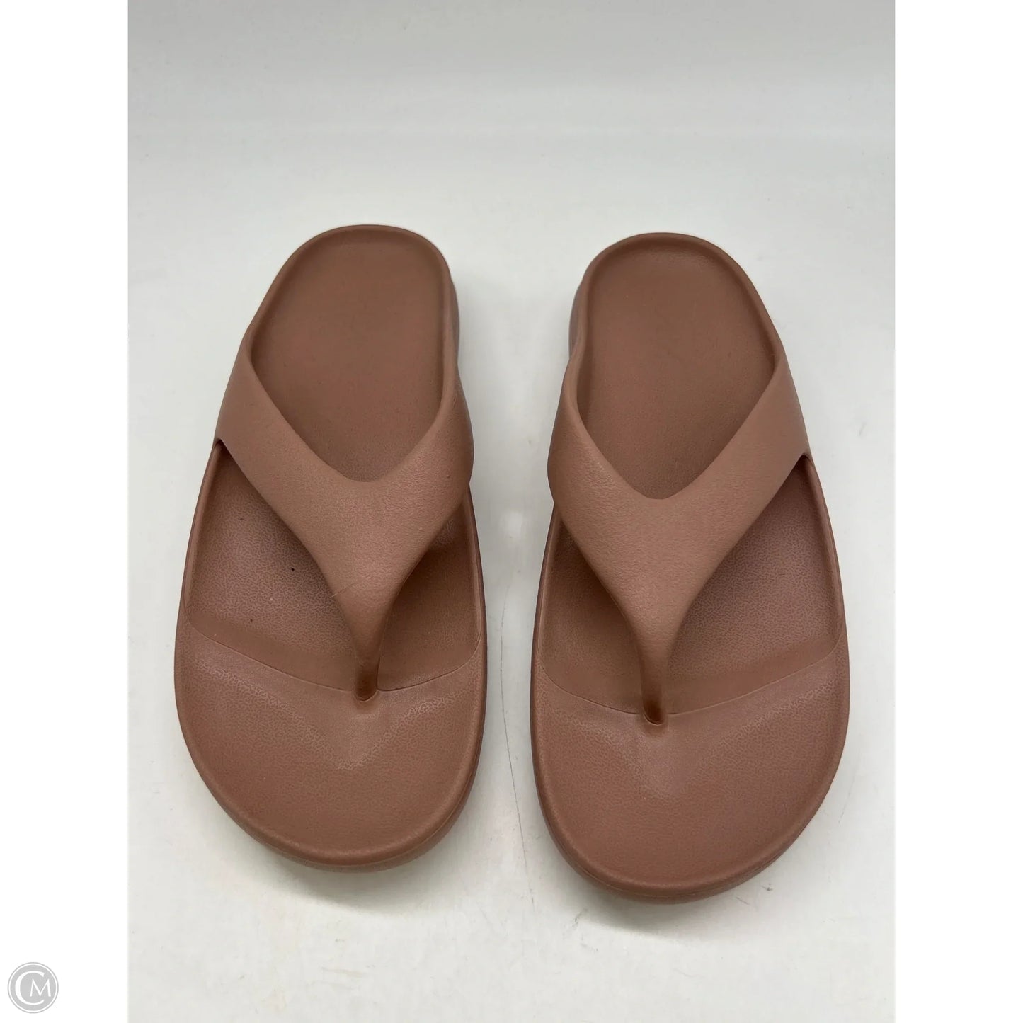 Sandals Flip Flops By Calia In Brown, Size: 11