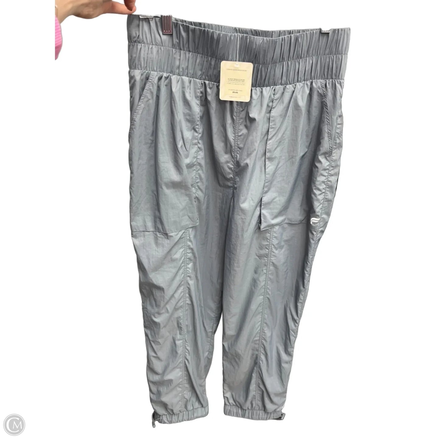 Athletic Pants By Fabletics In Grey, Size: L