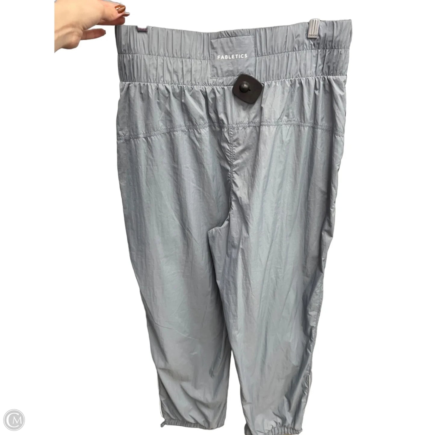 Athletic Pants By Fabletics In Grey, Size: L