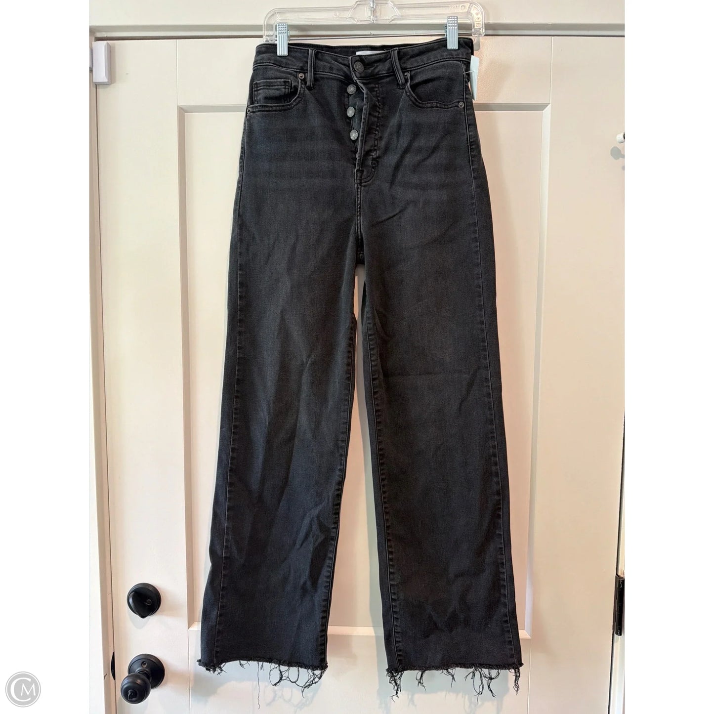 Jeans Wide Leg By Clothes Mentor In Black, Size: 8